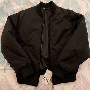 Zara Men’s Technical Bomber Jacket